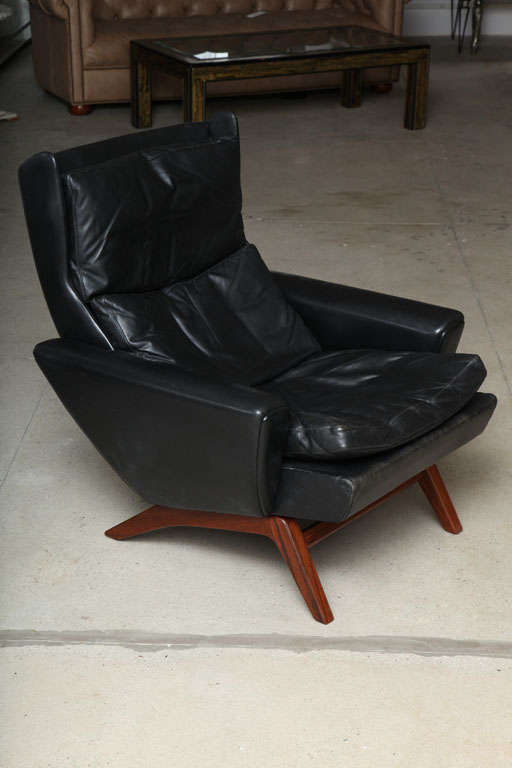 Danish Leather Armchair