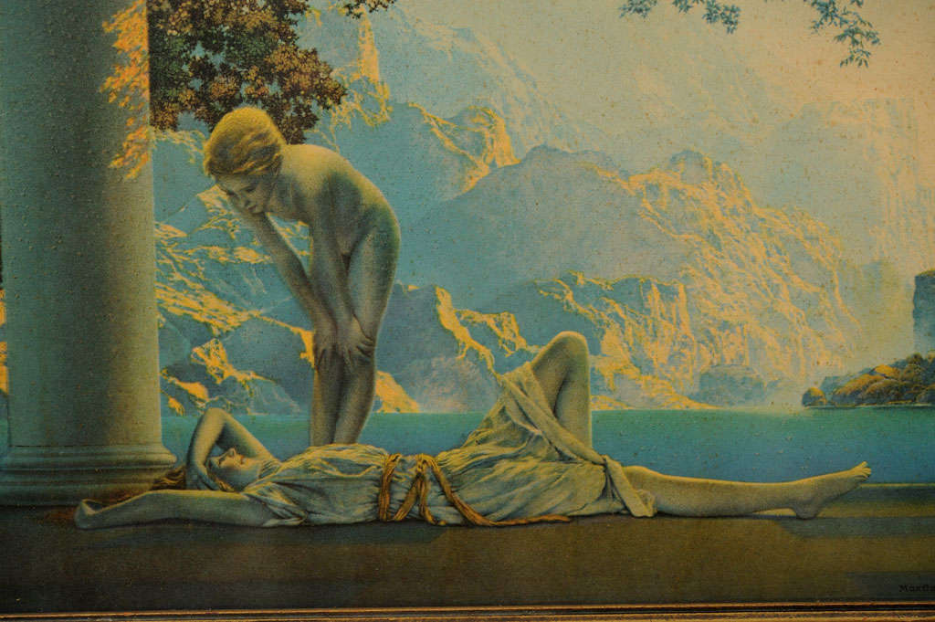 American Maxfield Parrish's Framed Print, 