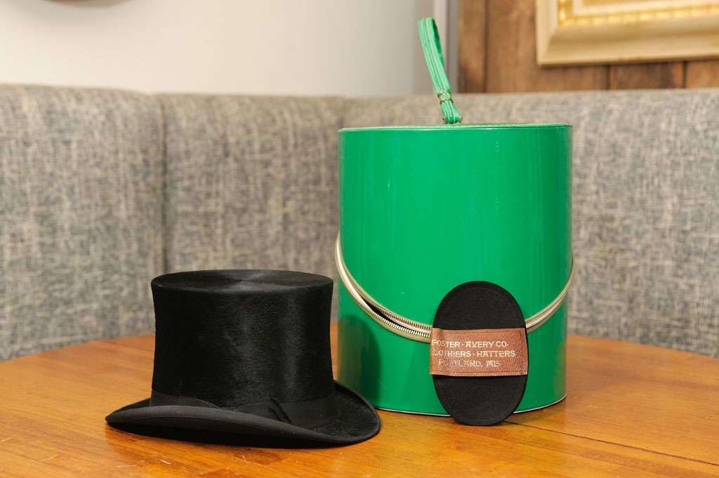 Beaver Top Hat and a Box