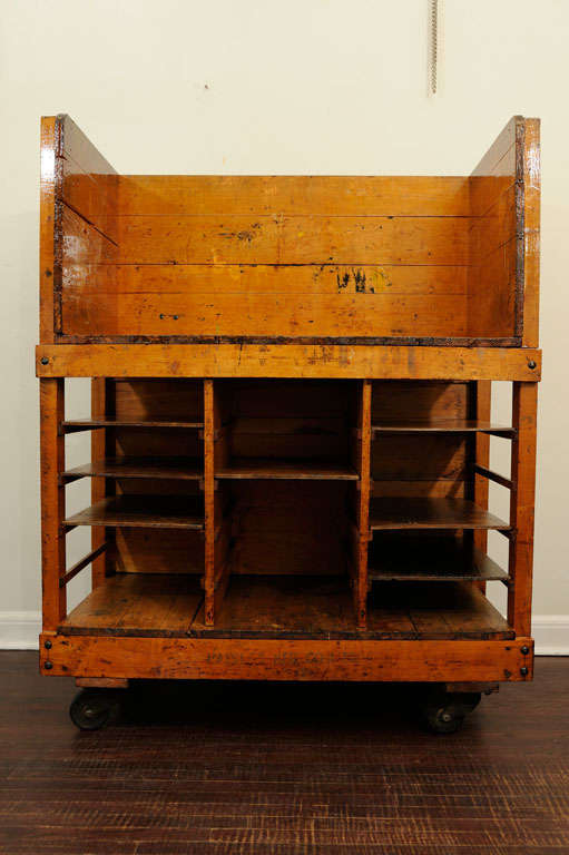 Vintage Industrial Rolling Cart