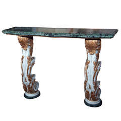 Marble-Top Wall Mount Console by Maison Jansen 6