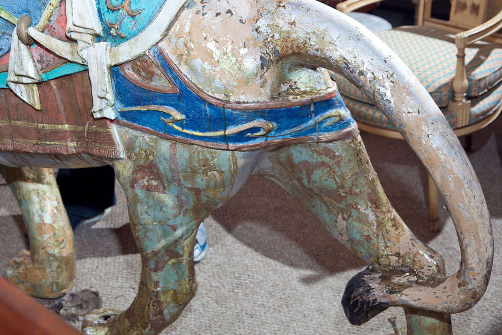 Fiberglass Paint Decorated Carousel Lion 5