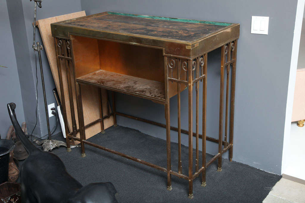 Brass Bankers Table