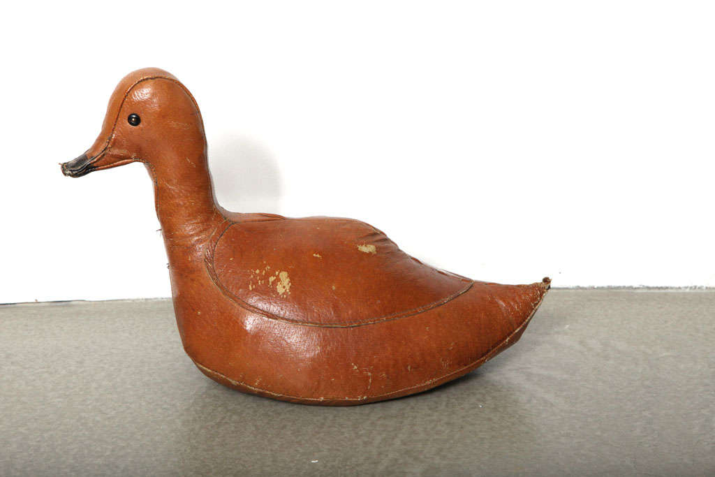 Abercrombie & Fitch Co. Leather Mallard Doorstop