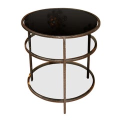 CIRCULAR, THREE-TIERED OCCASIONAL TABLE