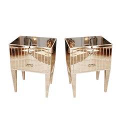 Mirrored Bedside Cabinets