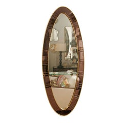 Oval Mirror by Crystal Arte