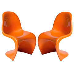 Pair of Verner Panton chairs for Vitra