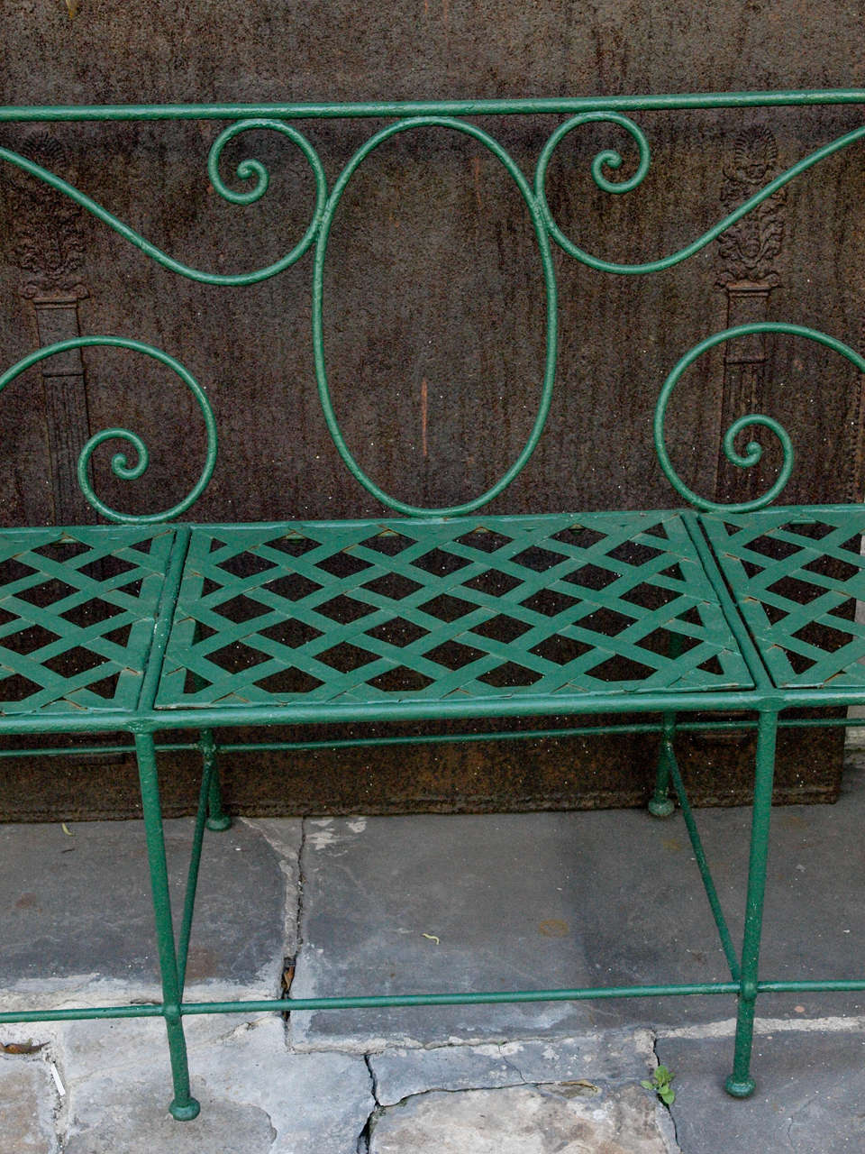 Iron Late 19th Century French Garden Bench