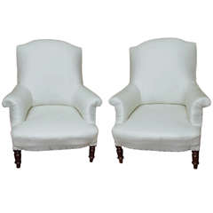 Pair of Napoleon III Armchairs