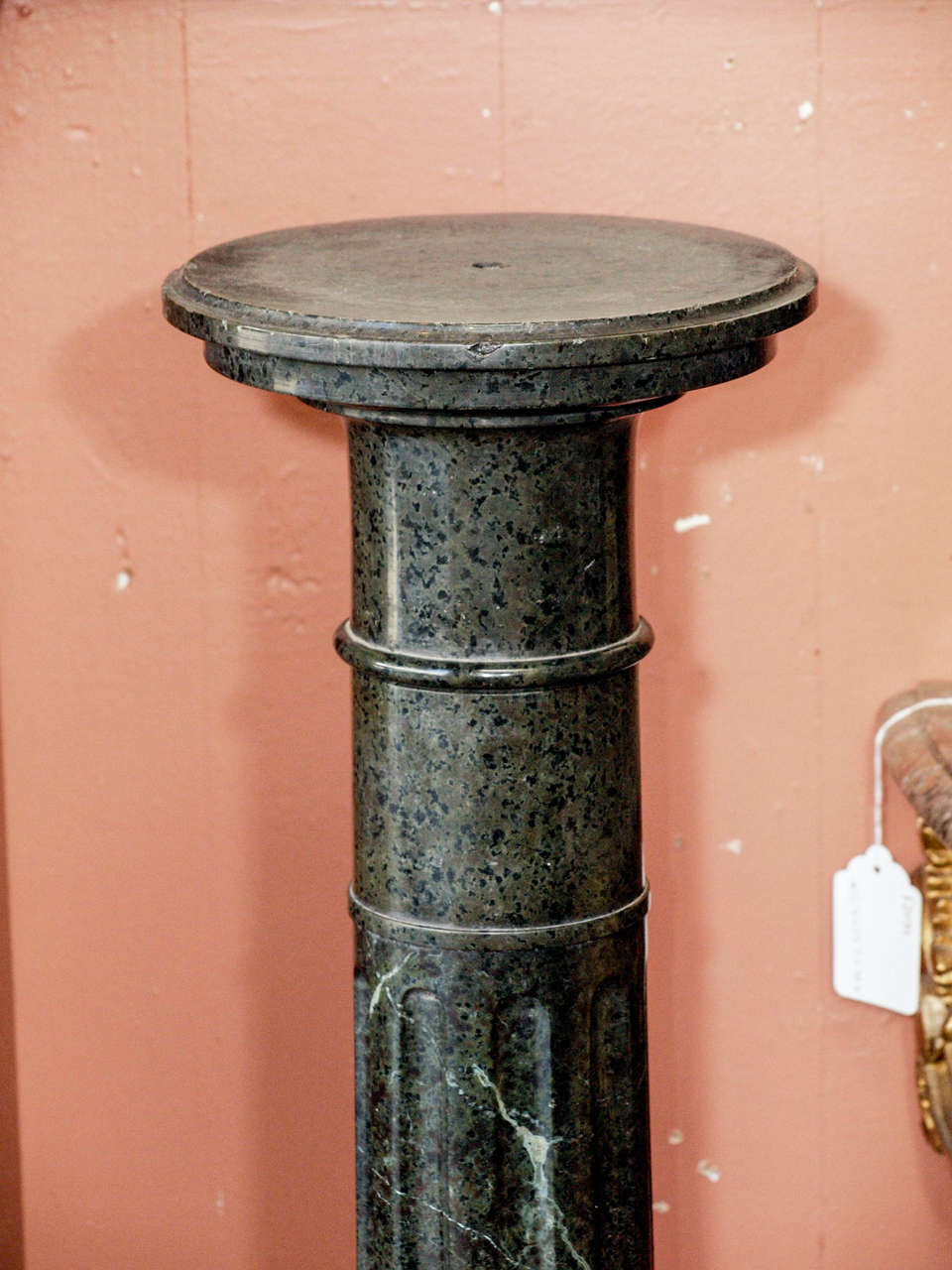 Neoclassical 19th Century Marble Pedestal For Sale