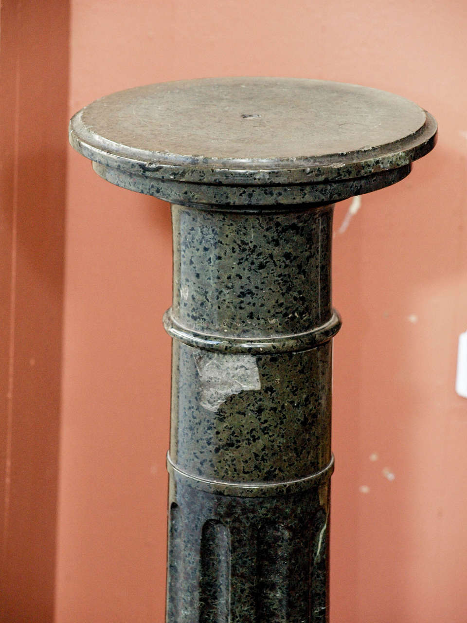 19th Century Marble Pedestal In Good Condition For Sale In New Orleans, LA