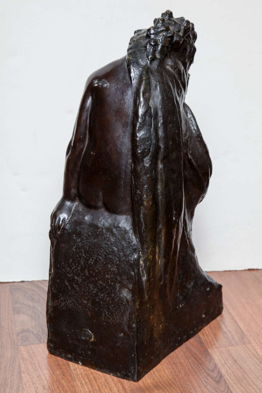 XX secolo Bronzo Art Deco di Amedeo Gennarelli in vendita