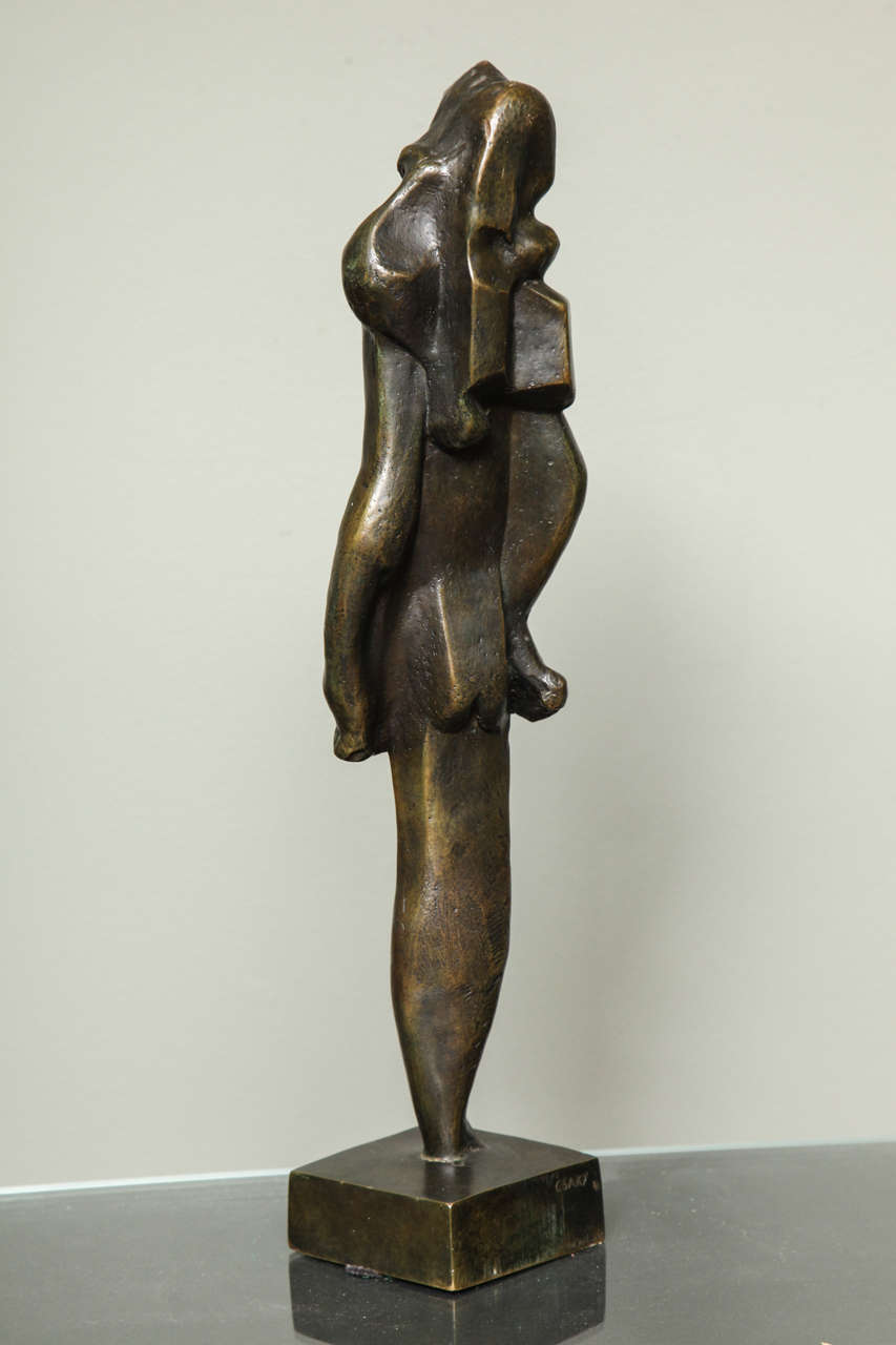 Kubistische Bronze „L'Esperance“ von Joseph Csaky (Mitte des 20. Jahrhunderts) im Angebot
