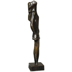 "L'Esperance" Cubist Bronze by Joseph Csaky