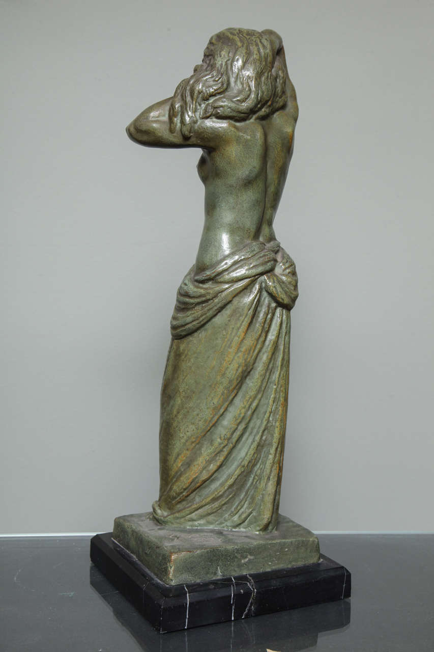 Figure en bronze Art Déco française de Georges Gori en vente 1