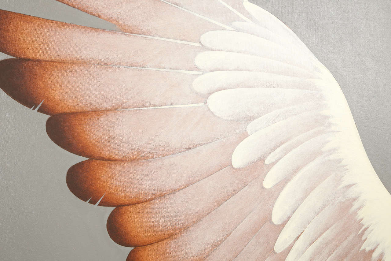 Double Wings - Ein Paar Gemälde von Lynn Curlee (Acryl) im Angebot