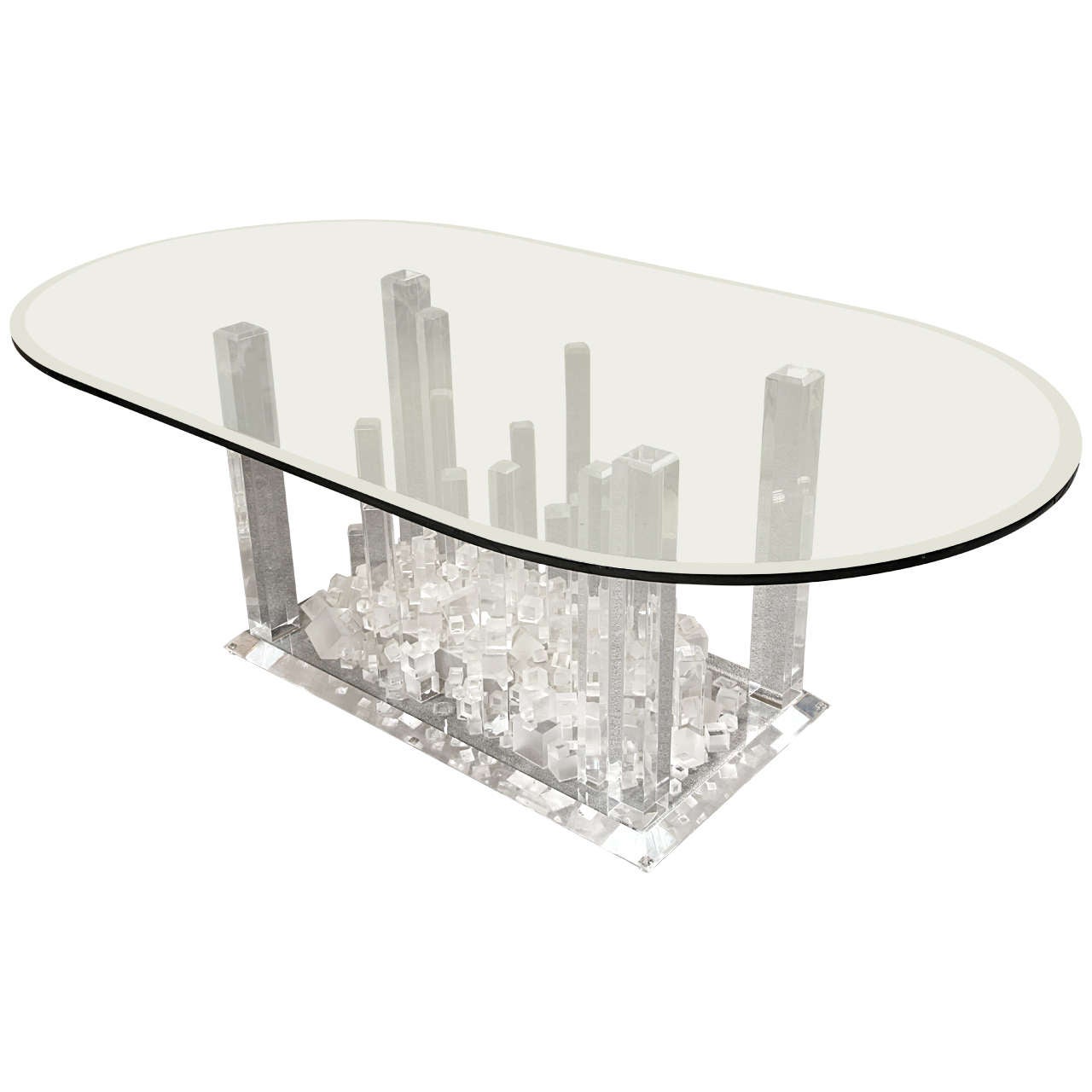 Stunning Lucite Dining Table