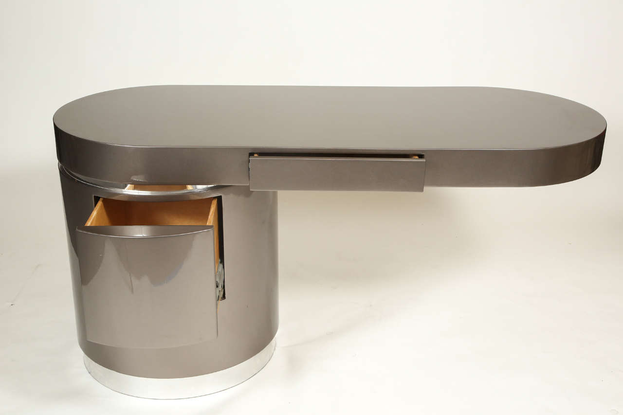 Late 20th Century Cantilevered desk by J Wade Beam