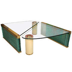 Fabulous Pair of Custom Tables by Steve Chase