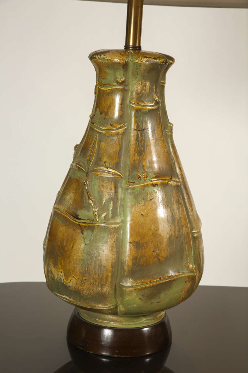 Arts And Crafts Style Ceramic Lamp at 1stdibs