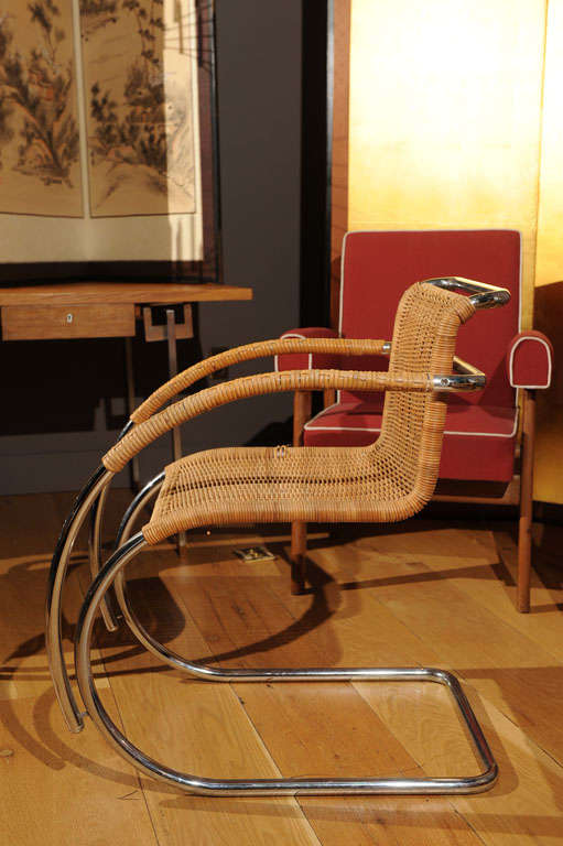 Chrome Ludwig Mies Van Der Rohe - MR20 lounge chair