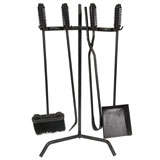Coiled-Handle FIreplace Tools