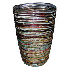 Vase in murano glass signed "Camozzo"