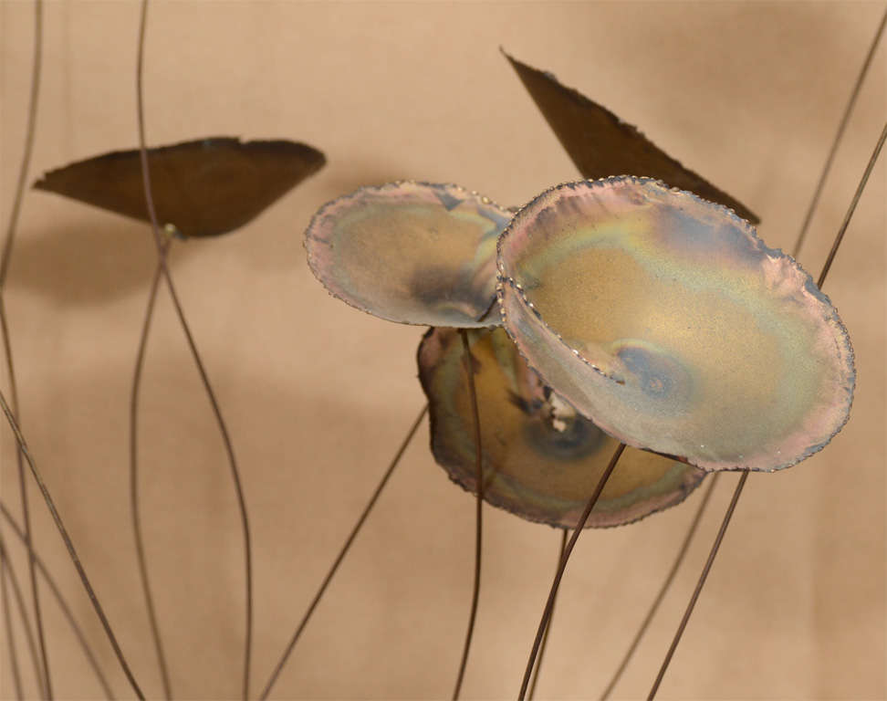 Mid-20th Century Water Lily Sculpture