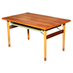 Teak and Beech Desk by Bender and Madsen