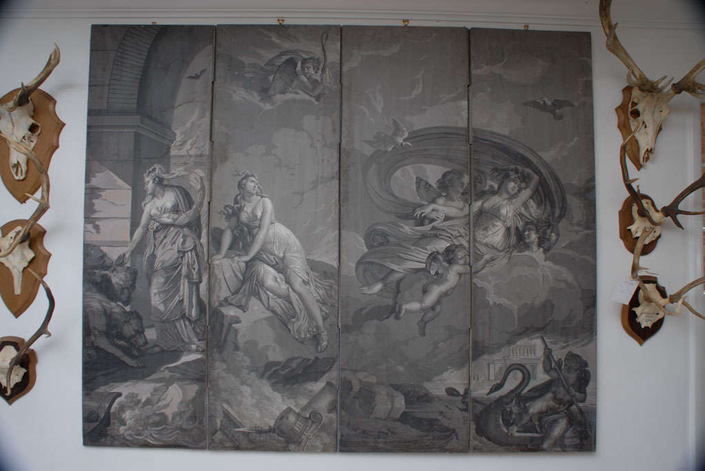 "Dufour" Grisaille Panels