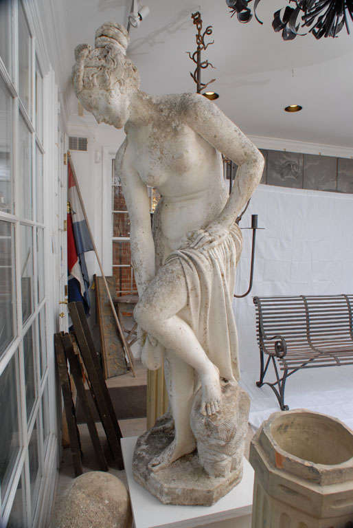 Bathing Lady Statue