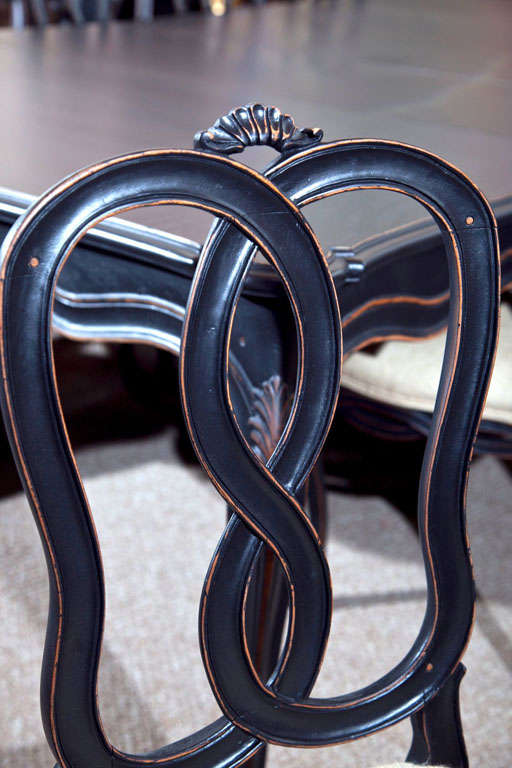 Louis XV Style Maison Jansen Dining Room Table and Chairs 1
