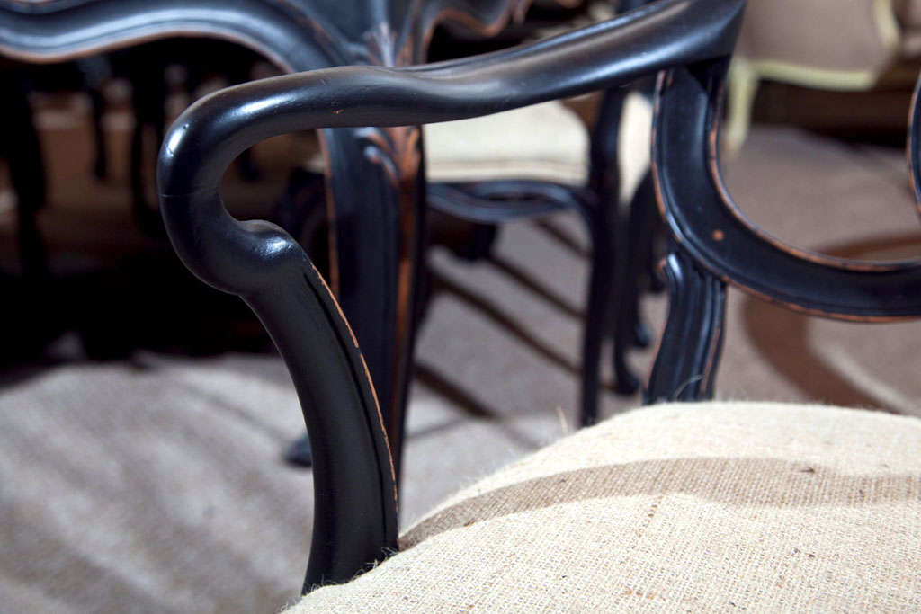 Louis XV Style Maison Jansen Dining Room Table and Chairs 4