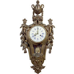 Fine 19th Century Bronze Cartel Clock