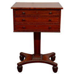 William IV Rosewood Work/Occasional Table