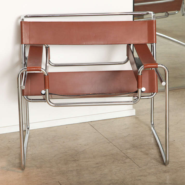 Late 20th Century A Pair of Marcel Breuer Knoll Wassily Chairs, 1970's