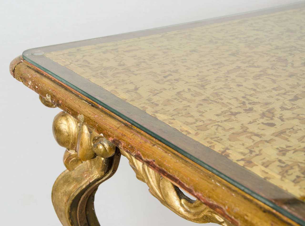 Italian Giltwood Center Table, circa 1800 1