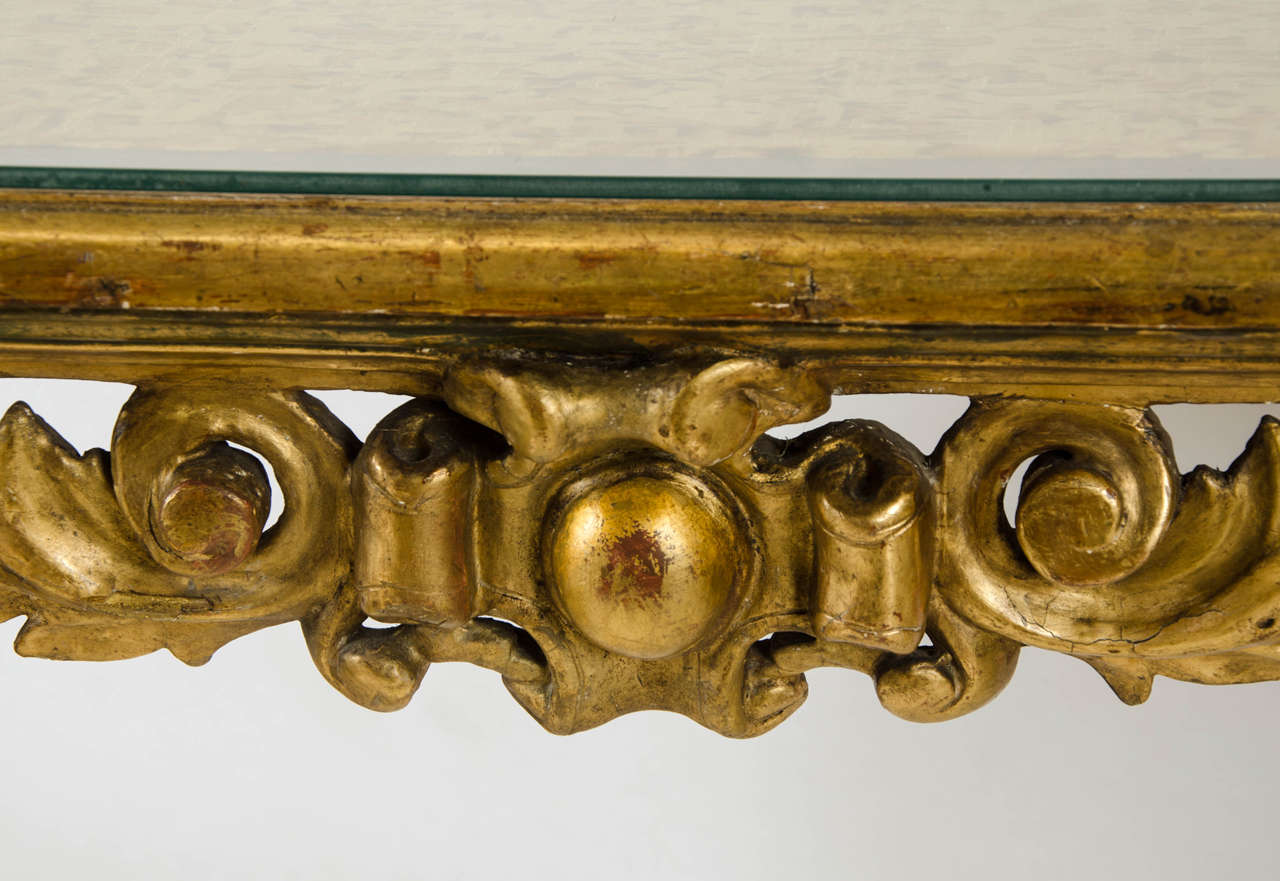 Italian Giltwood Center Table, circa 1800 4