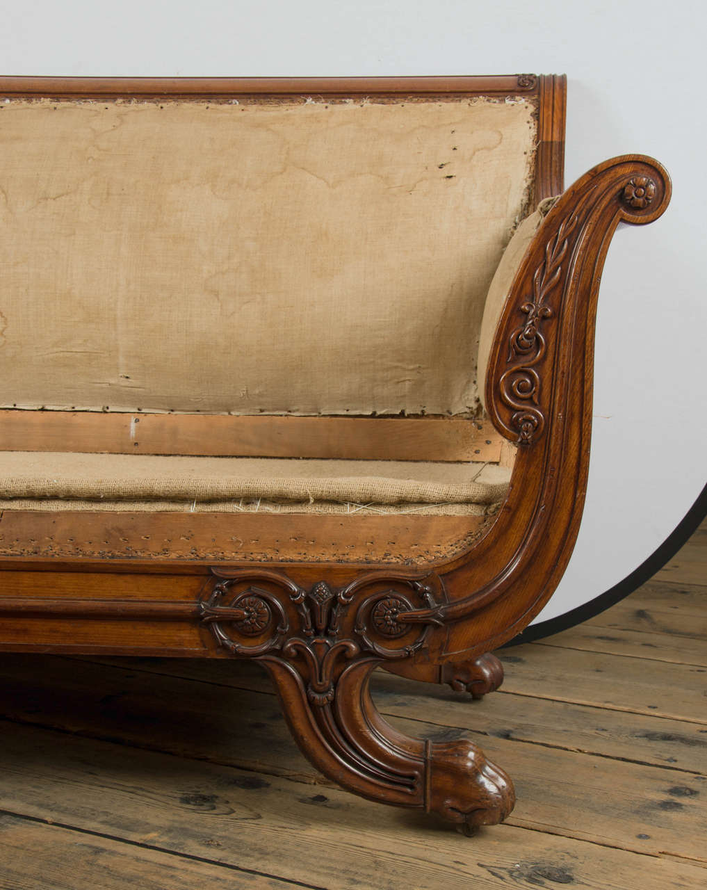 Early 19th Century Mahogany Regency Sofa For Sale 1
