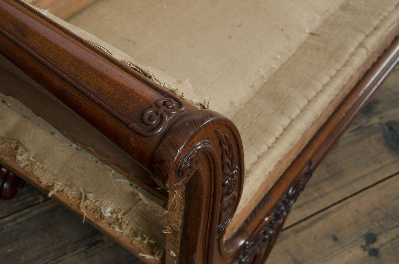 Early 19th Century Mahogany Regency Sofa 3