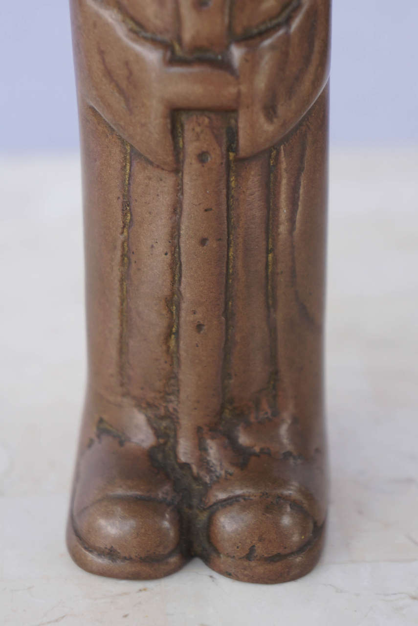 Bronce Phallic Symbol In Excellent Condition In Hudson, NY