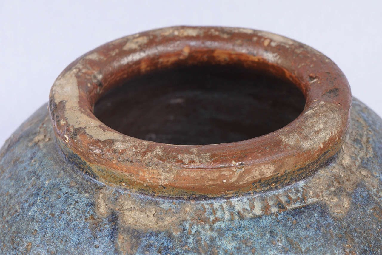 Mid-19th Century Chinese Jug with a Blue glaze