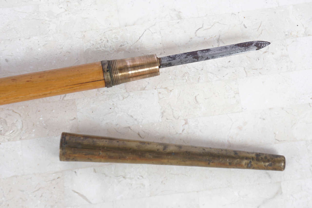 Two 19th Century French Canes with Hidden Daggers 7