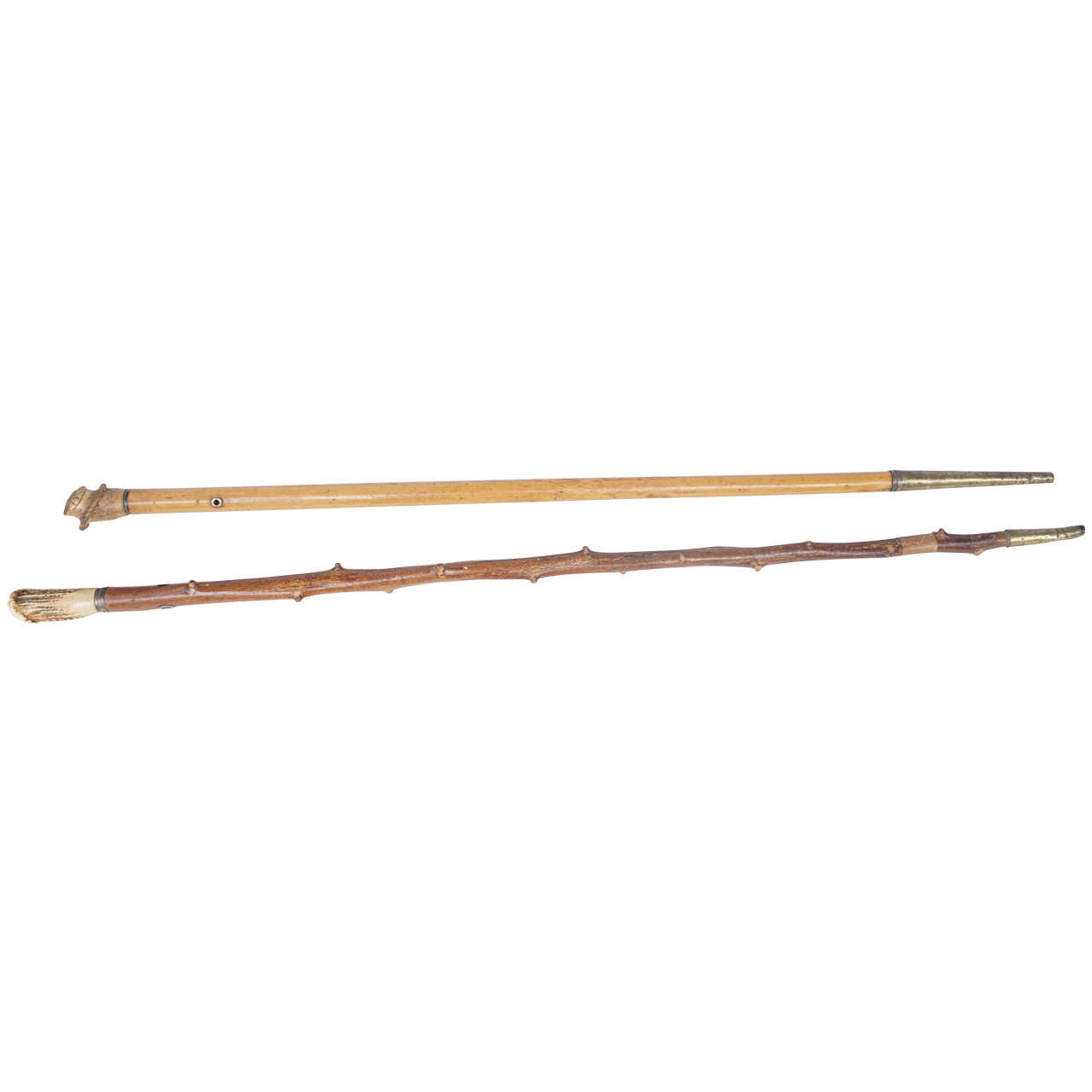 Two 19th Century French Canes with Hidden Daggers