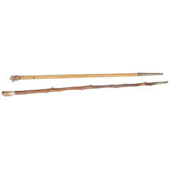 Two 19th Century French Canes with Hidden Daggers