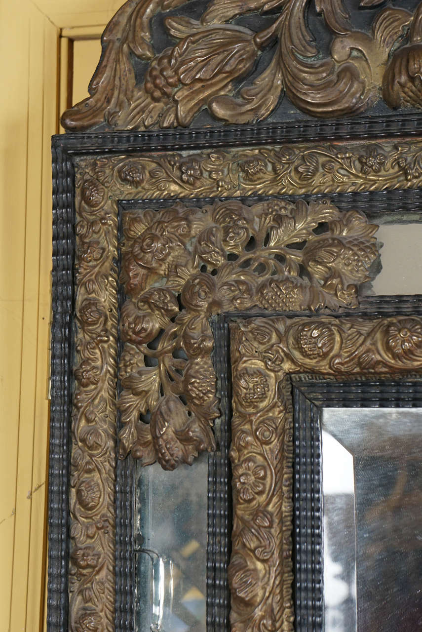 Large 19th Century Ornate French Mirror 1