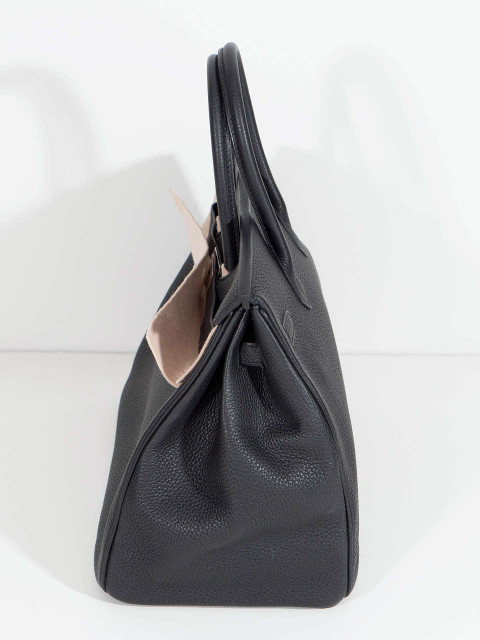 Contemporary Hermès Birkin Bag in Black Togo Leather with Palladium Hardware, 2009 For Sale
