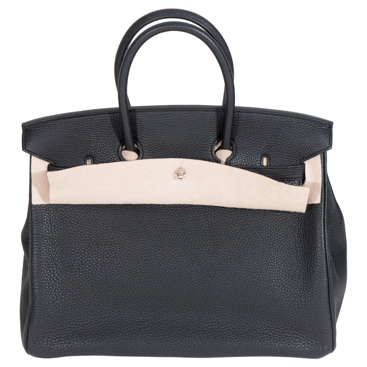 Hermès Birkin Bag in Black Togo Leather with Palladium Hardware, 2009 For Sale