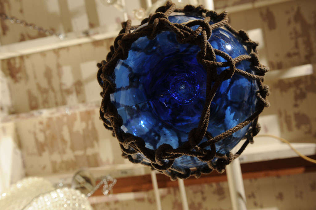 Antique Japanese Fishing Float Pendant Light at 1stDibs glass fishing